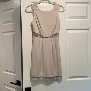 BCBG lace cutout dress size 0